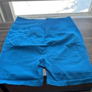 CELER blue biker shorts
